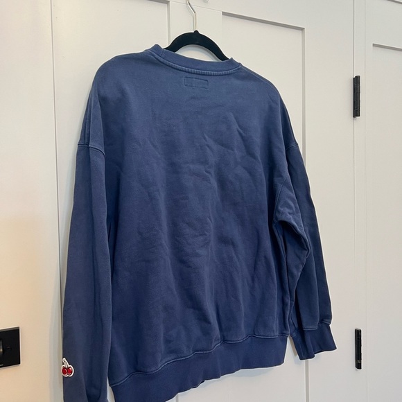 Kirsh Blue Cherry crewneck sweatshirt-BTS V Style - Picture 10 of 11